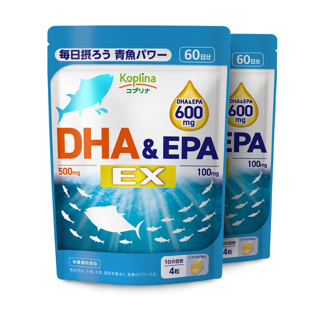 Amazon | DHA＆EPA EX 240粒 2袋セット120日分【ソフトカプセル/マグロ 