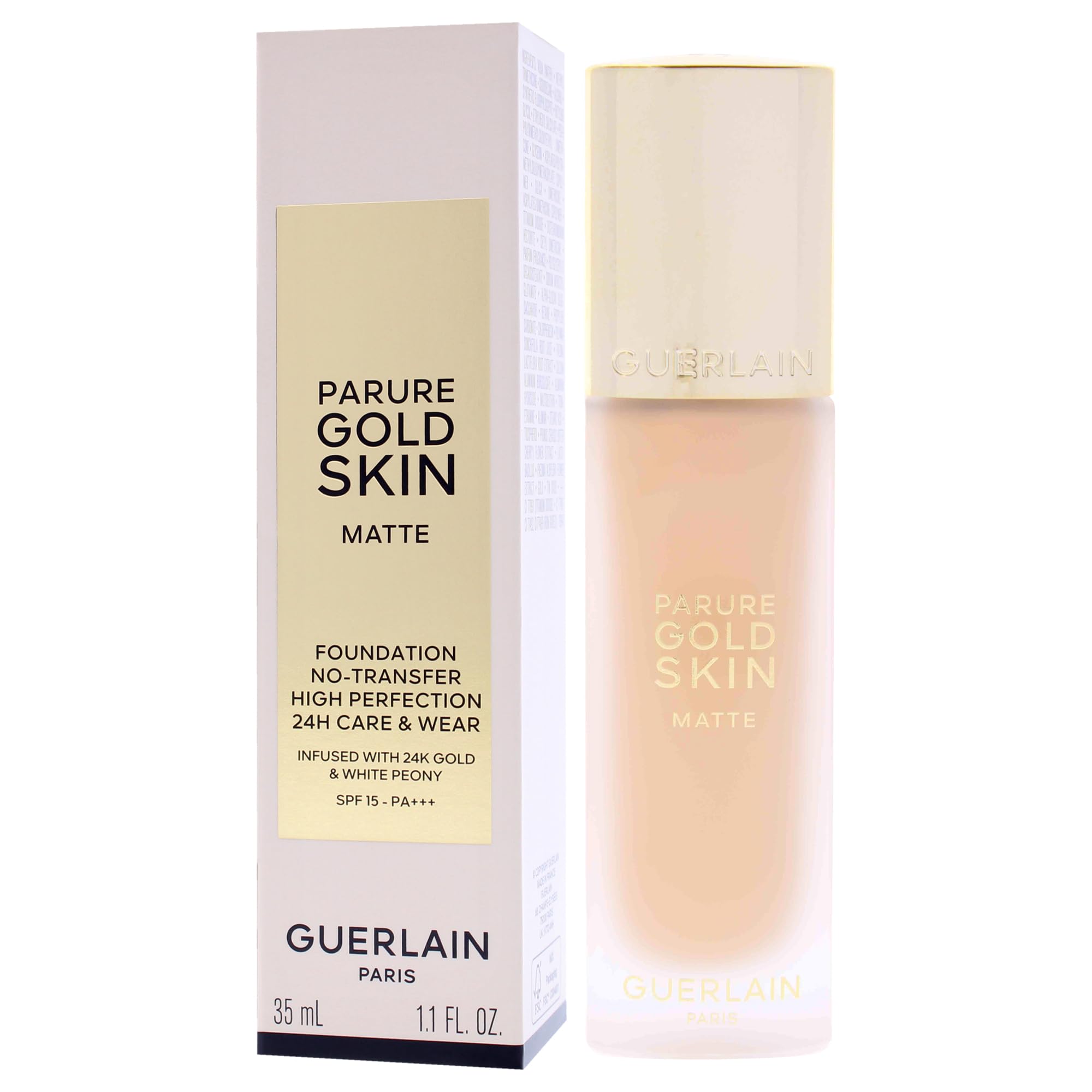 GUERLAIN Parure Gold Skin Matte Foundation SPF15 nr 0N neutralny, 35 ml