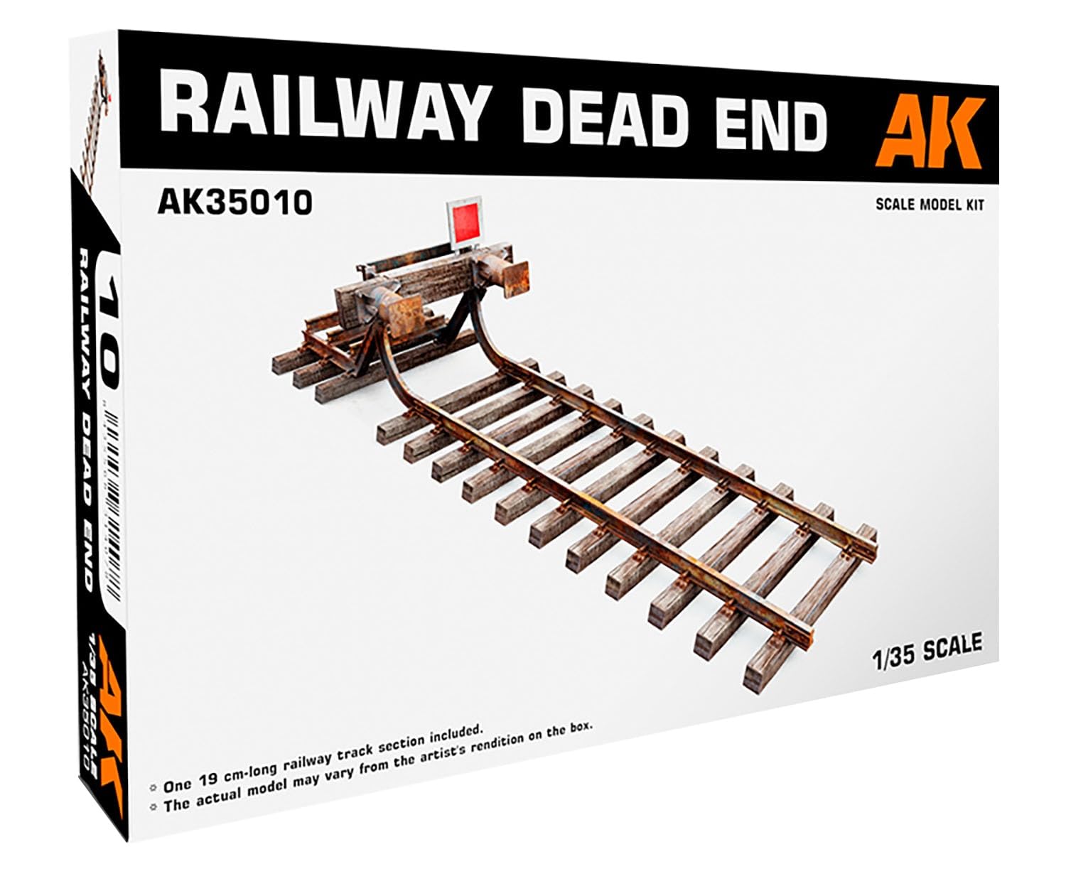 Ak interactive - binari ferroviari vicolo cieco 1/35 - ak interactive 35010