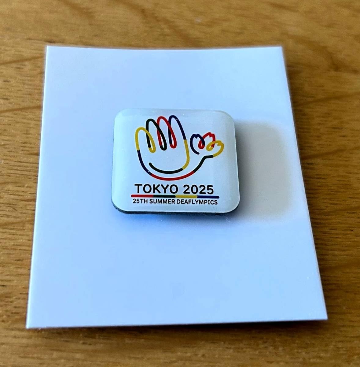 Amazon.co.jp: ピンバッジ 2025東京デフリンピック 公式 貴重