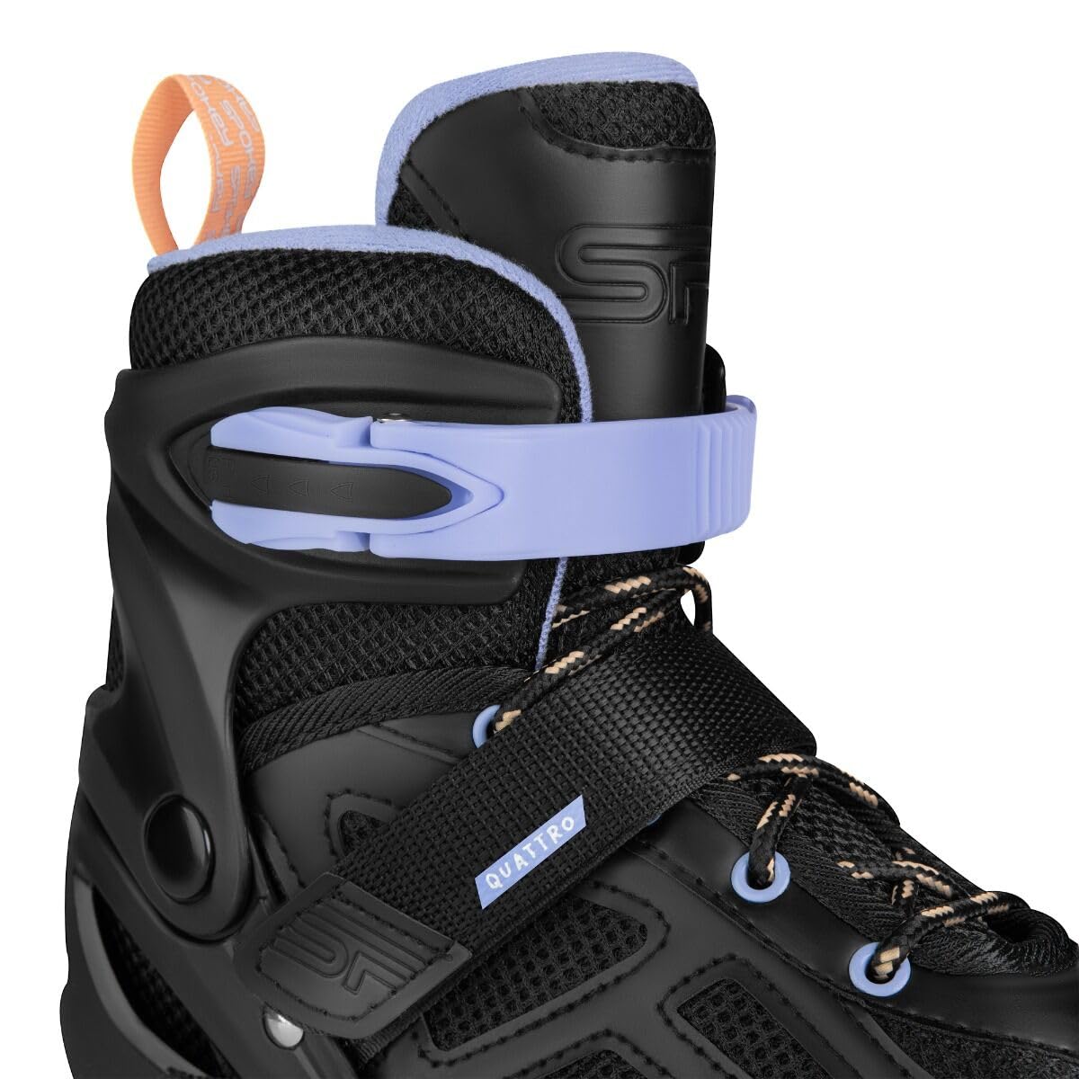 SPOKEY QUATTRO Set 4 en 1 rollers / patins à roulettes / triskates / patins à glace réglables | pour enfants et adolescents | Rollers en ligne transformables en patins à roulettes | Tailles : 30-33,
