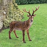 Design Toscano Buck mit dem großen Geweih Hirschstatue, Maße: 71 x 19 x 62 cm 4.5 kg - 5