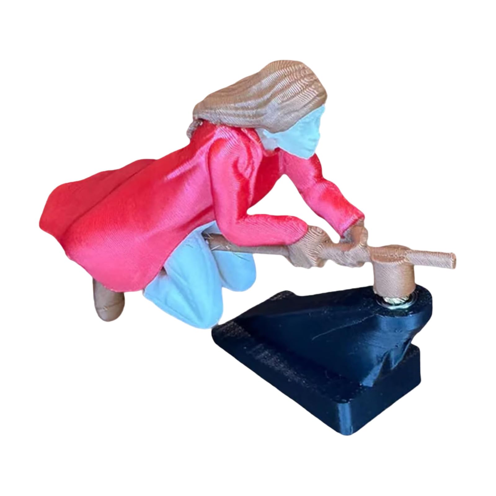 Witch and Wizard Broomstick Dashboard Drift Ornaments, Fun Drift Turn Wizard Broomstick Decor, Flying Doll Car Moving Cute Dashboard Drifting Decor, Car Decoration Gifts for Enthusiasts