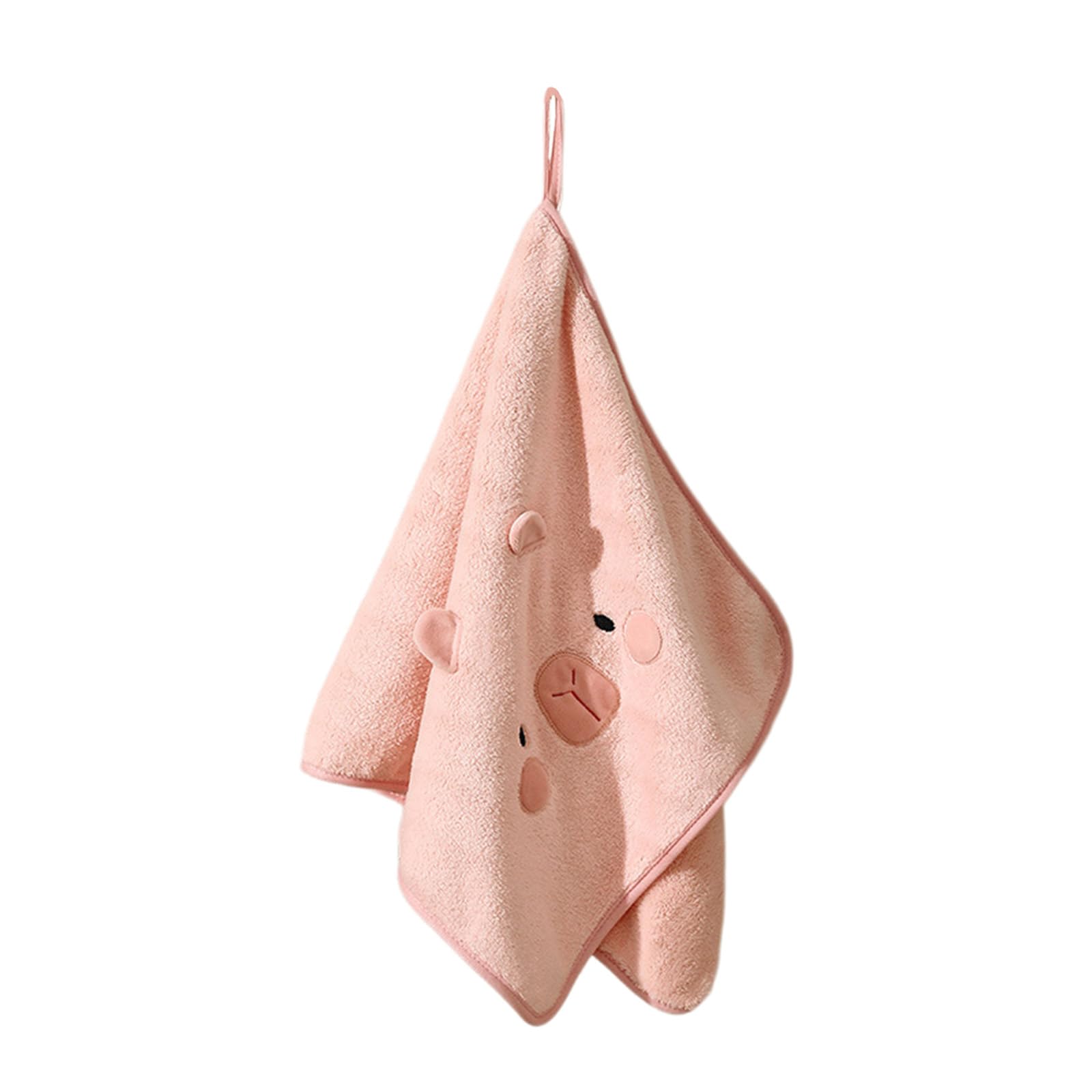 Tsophreniq Capybaras Patterned Kids Face Towels Soft Polyester Highly Absorbent Fast Drying for Kitchens and Bathrooms Capybaras Towels