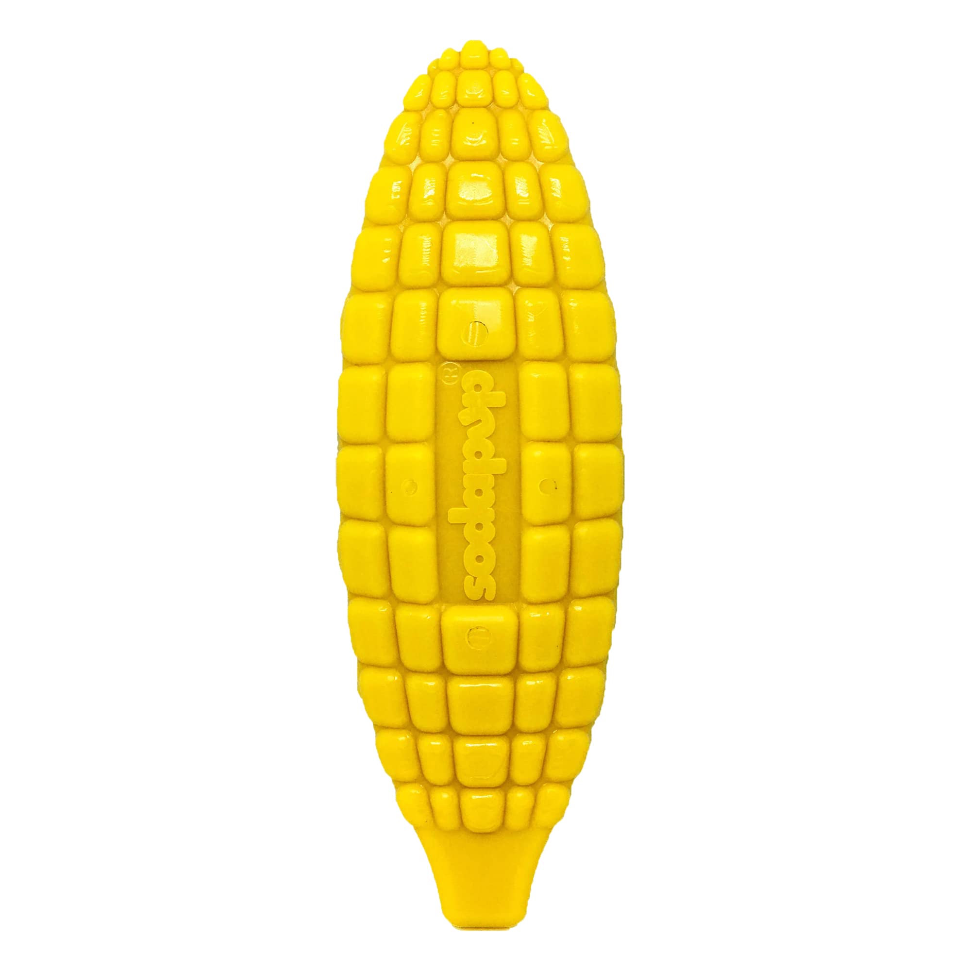 SodaPup Corn on The Cob – Durable Dog Chew Toy Made in USA from Non-Toxic, Pet Safe, Food Safe Nylon Material for Mental Stimulation, Clean Teeth,