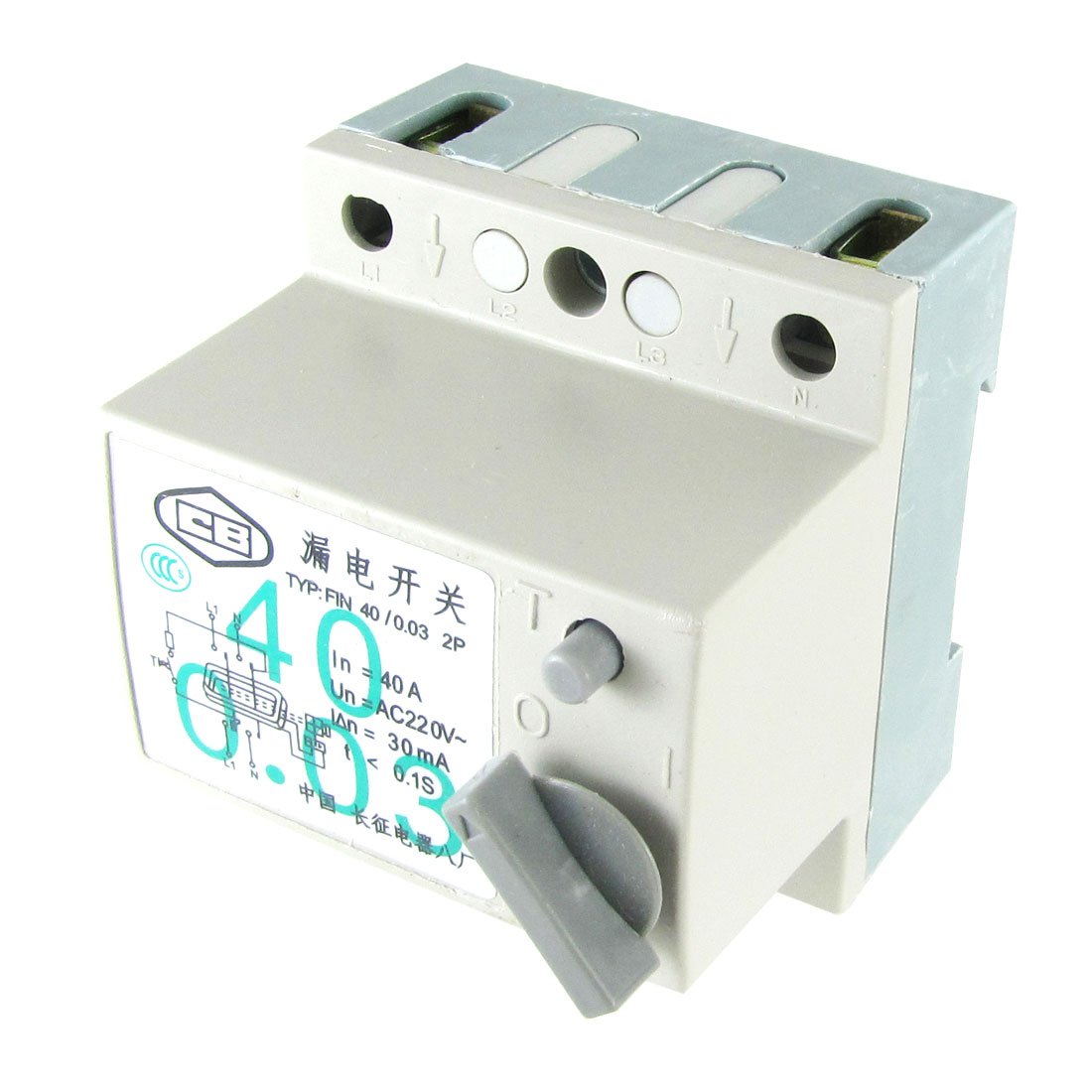 IEUMJNAT AC 220V 40A 2P Switch Type ELCB -Professional - Leakage Circuit Breaker