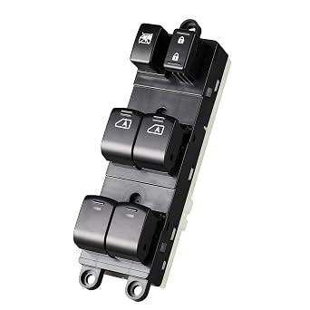 2007-2012 Nissan Pathfinder 2 Auto Master Power Window Switch Driver Side | Nissan Pathfinder Door Lock Window Switch Control Button, 25401ZL10A-25401ZL10C-25401ZL10B-25401ZP80A-1S12447-DWS531