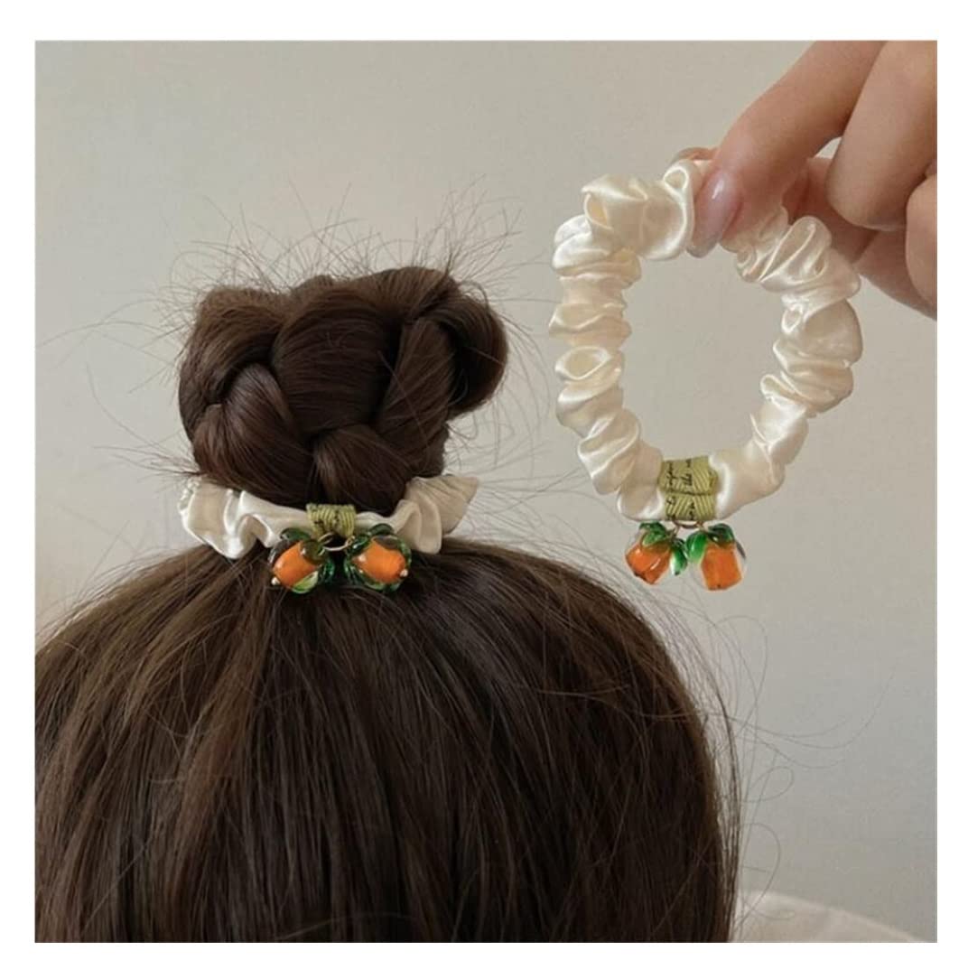 Feste Elastici Capelli 5 Pezzi Elastici In Raso Per Capelli, Per In, Per A Cavallo Decorazione