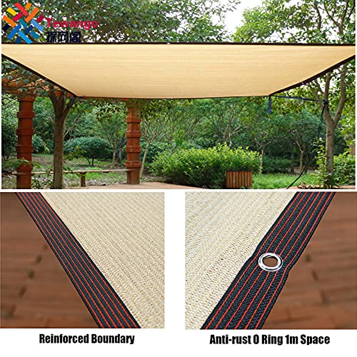 Sonnensegel Schattennetz mit Ösen 1m Space Outdoor Garten Auto Parkplatz Patio Baldachin Netting Sonnenschirm Segel (Color : 2.24x5m)