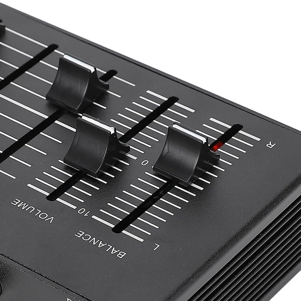 Equalizzatore A 3 Bande EQ con Controllo del Volume A Basso Rumore. Regolazione 'Alta, Media e Bassa Frequenza per Giradischi, Schede Audio e Chitarre.