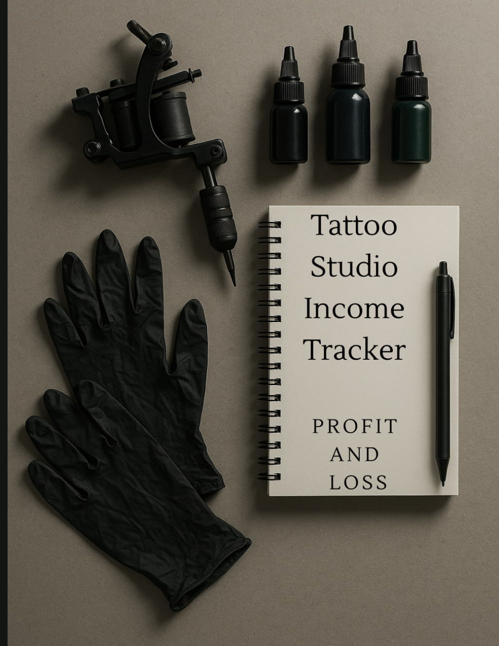 Tattoo Studio Income Tracker Sales & Expenses Ledger Profit & Loss: Designed for Tattoo Artists, Creators, and Freelancers, Small Business