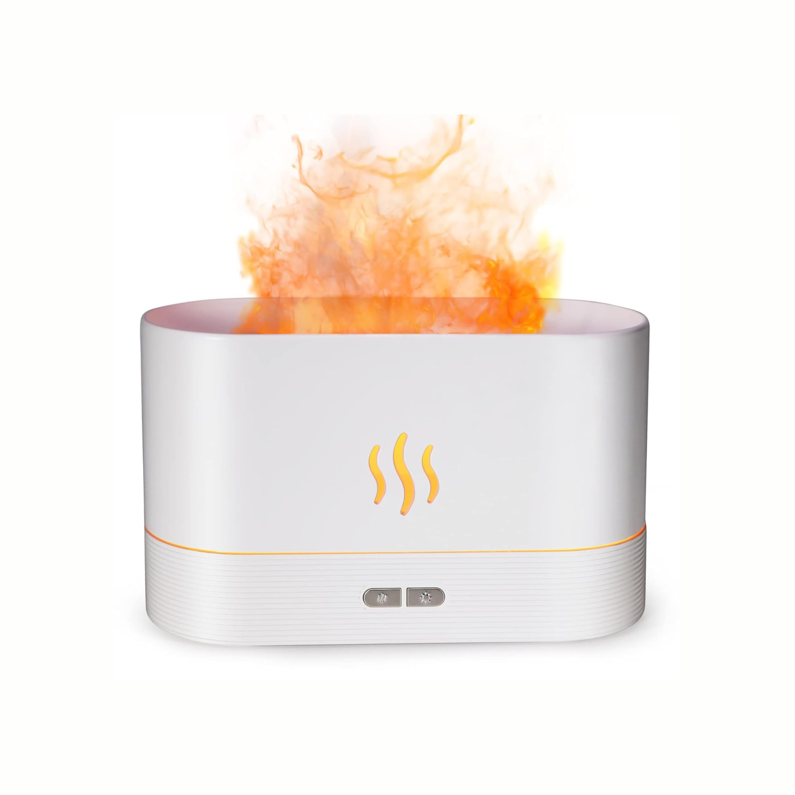 IndiMyst Aromatherapy Flame Diffuser | Portable Silent Flame lamp | Essential Oil Diffuser Sprayer Atomizer | Beautifully Designed | Multicolor Light