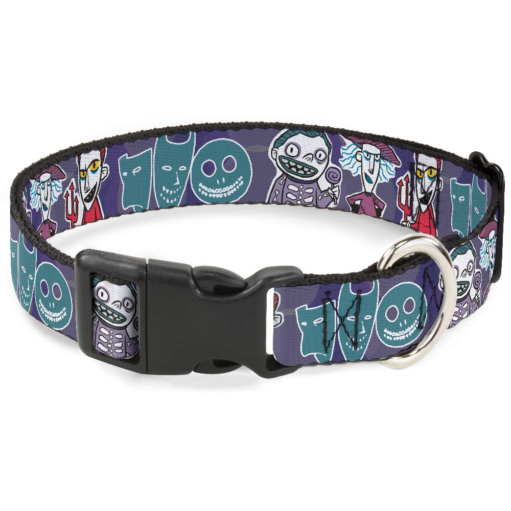 Collier de chien large L'Étrange Noël de Monsieur Jack boucle robuste