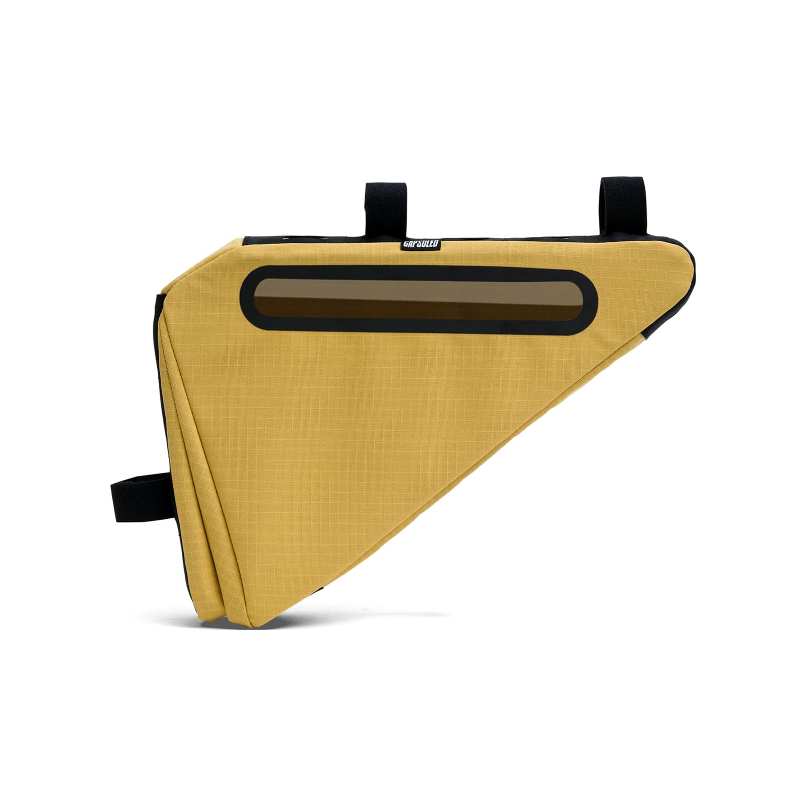 Sacoche triangulaire jaune taille unique bagagerie velo urbain