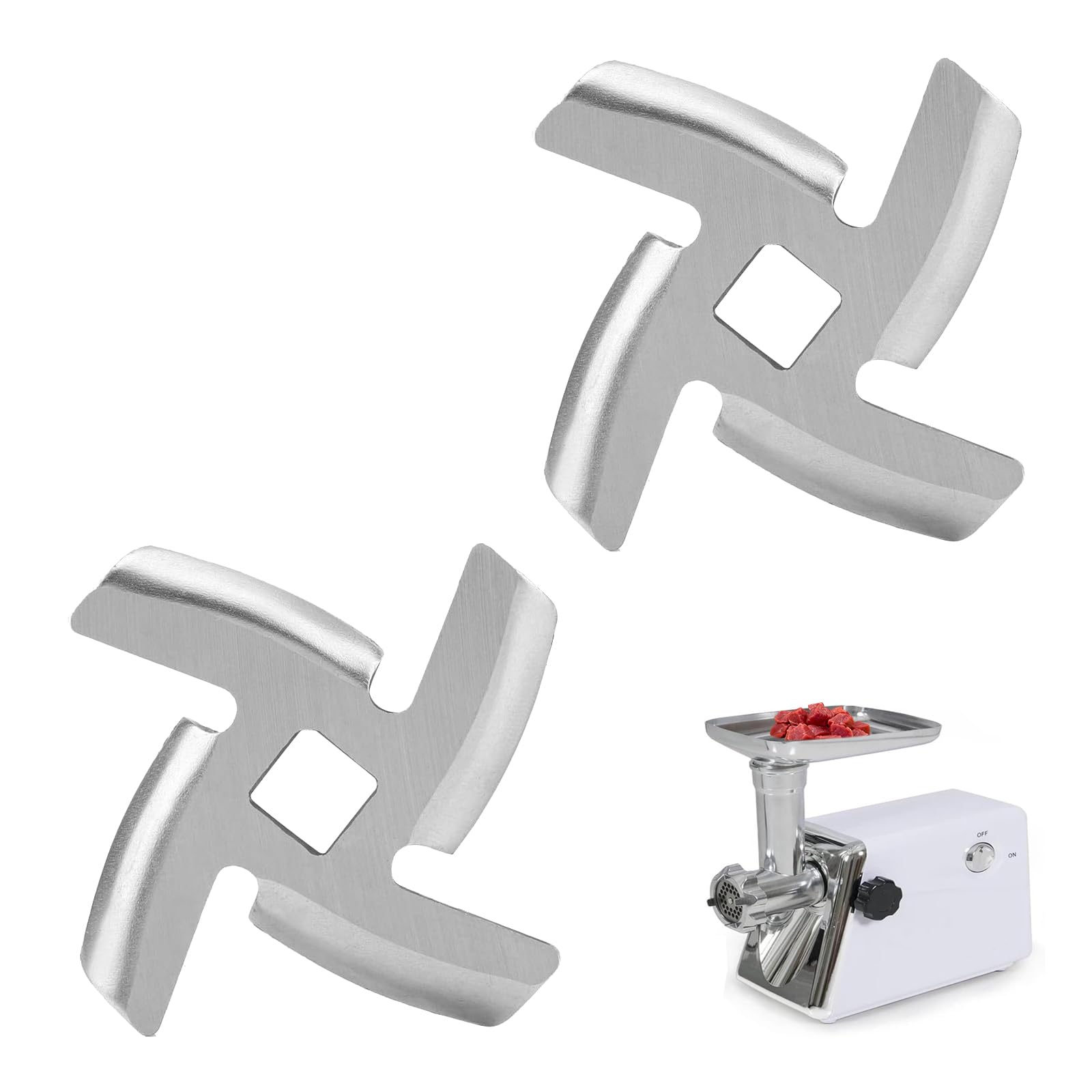 Lama Taglierina Per Tritacarne In Acciaio Inox – Parti Di Ricambio (46mm E 54mm) - 2