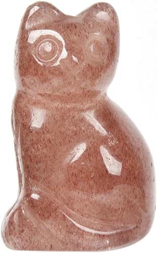 Miniatura 6 de Estatua tallada de larvikita natural de gato, guardián, decoración del hogar, reiki chakras, cristal curativo, escritorio, piedra preciosa,