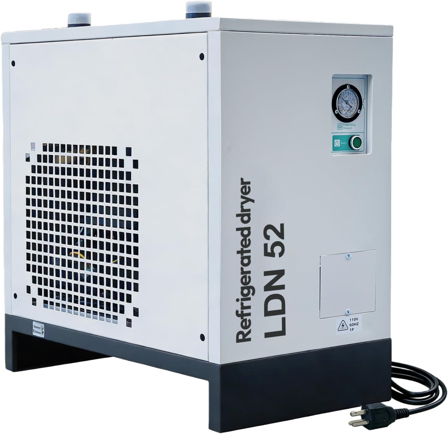 KAPA Compressed Air Dryer, 53CFM Refrigerated Air Dryer, 110V Industrial Refrigerated Air-Drying System for 7.5HP &amp; 10HP Compressors -(Airflow capacity:25 CFM 32 CFM 35 CFM 40 CFM 50 CFM)