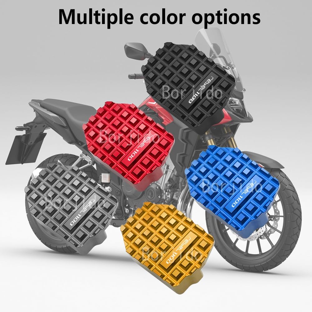 For REBEL1100 Brake Pedals Pad Extender For Rebel 1100 T DTC CMX 1100 2021 2022 2023 Rear Foot Brake Lever Pedal Enlarge Extension Pegpad Extender