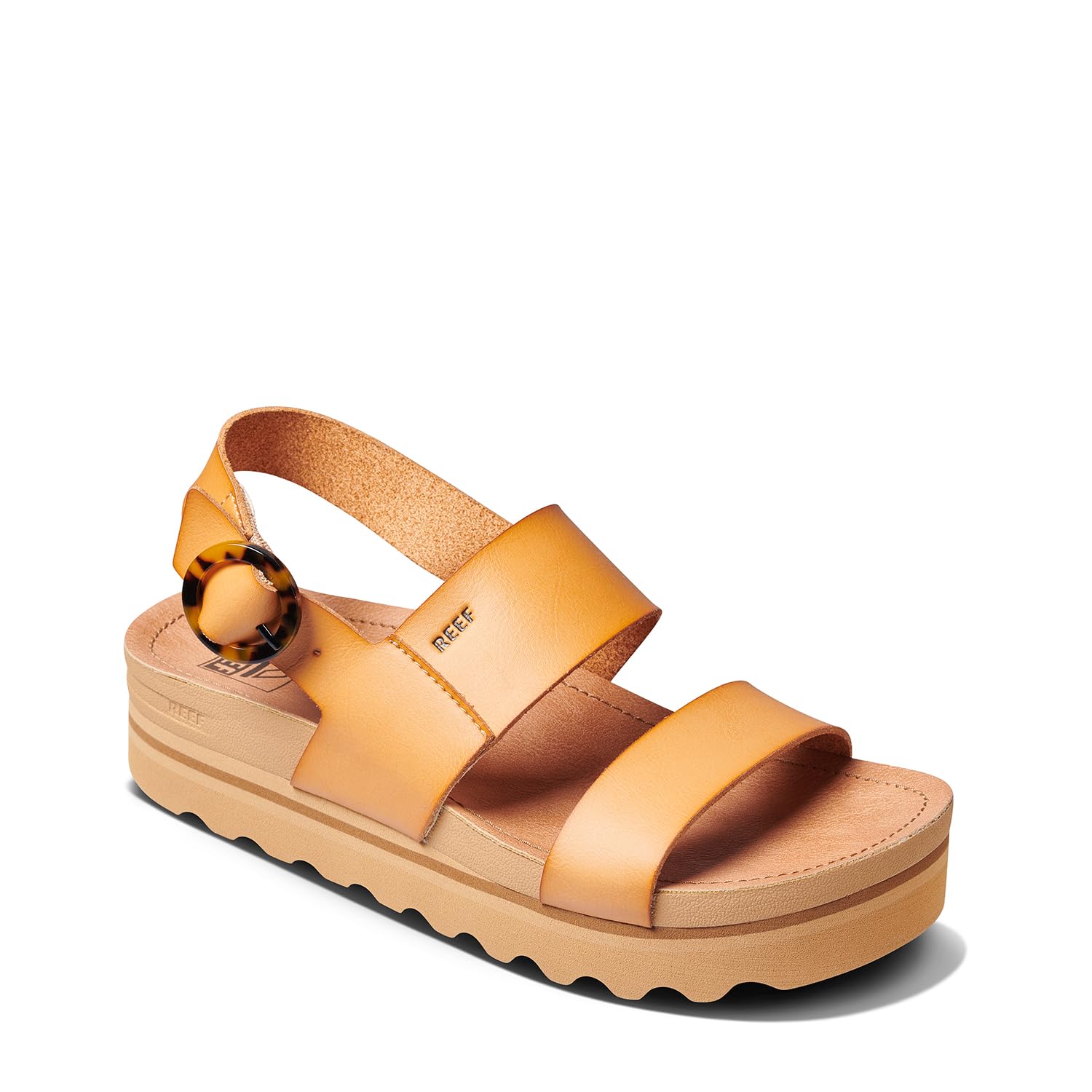 Reef, Natural, Women's Vista Hi Buckle Sandal, 7.5, 5.5 UK
