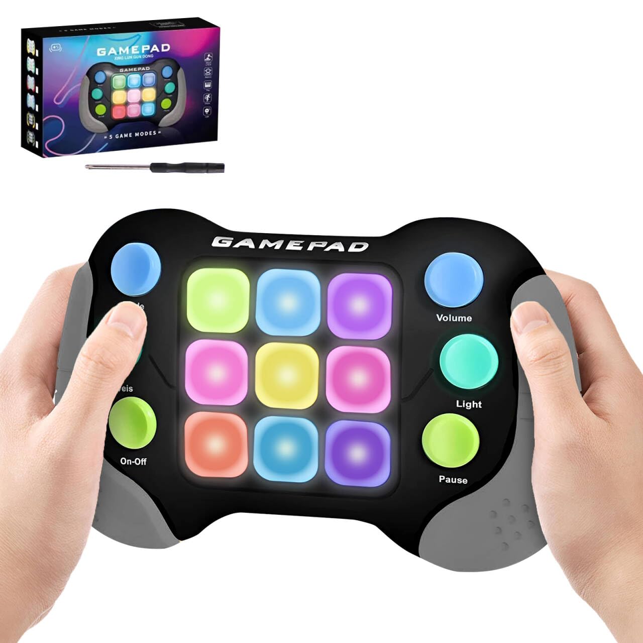 Joollurm 5 6 7 Year Old Boy Gifts, Electronic Handheld Games Console for Kids, Fidget Toys Travel Toys for Birthday Gift Boys & Girls Aged 5-9