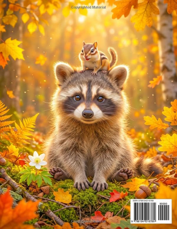 FALL FUR BABIES Adorable Cut and Collage By Mosazian: Discover reversible cute autumn woodland creatures for your enchanted Junk Journals Scrapbooking & Mixed Media Crafts image 3