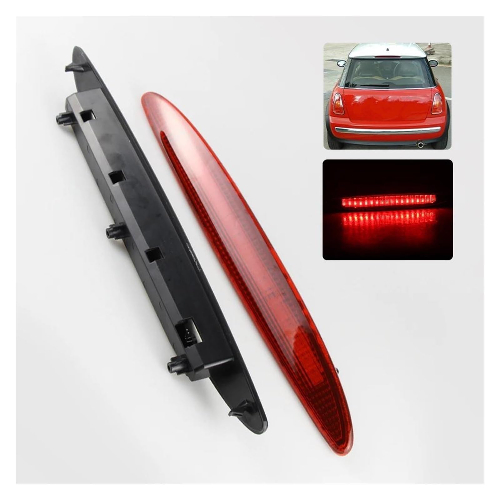 Terza Luce Di Stop Per Mini Cooper R50 R53 (2002-2006) - Rossa, LED, Codice 63256935789/90