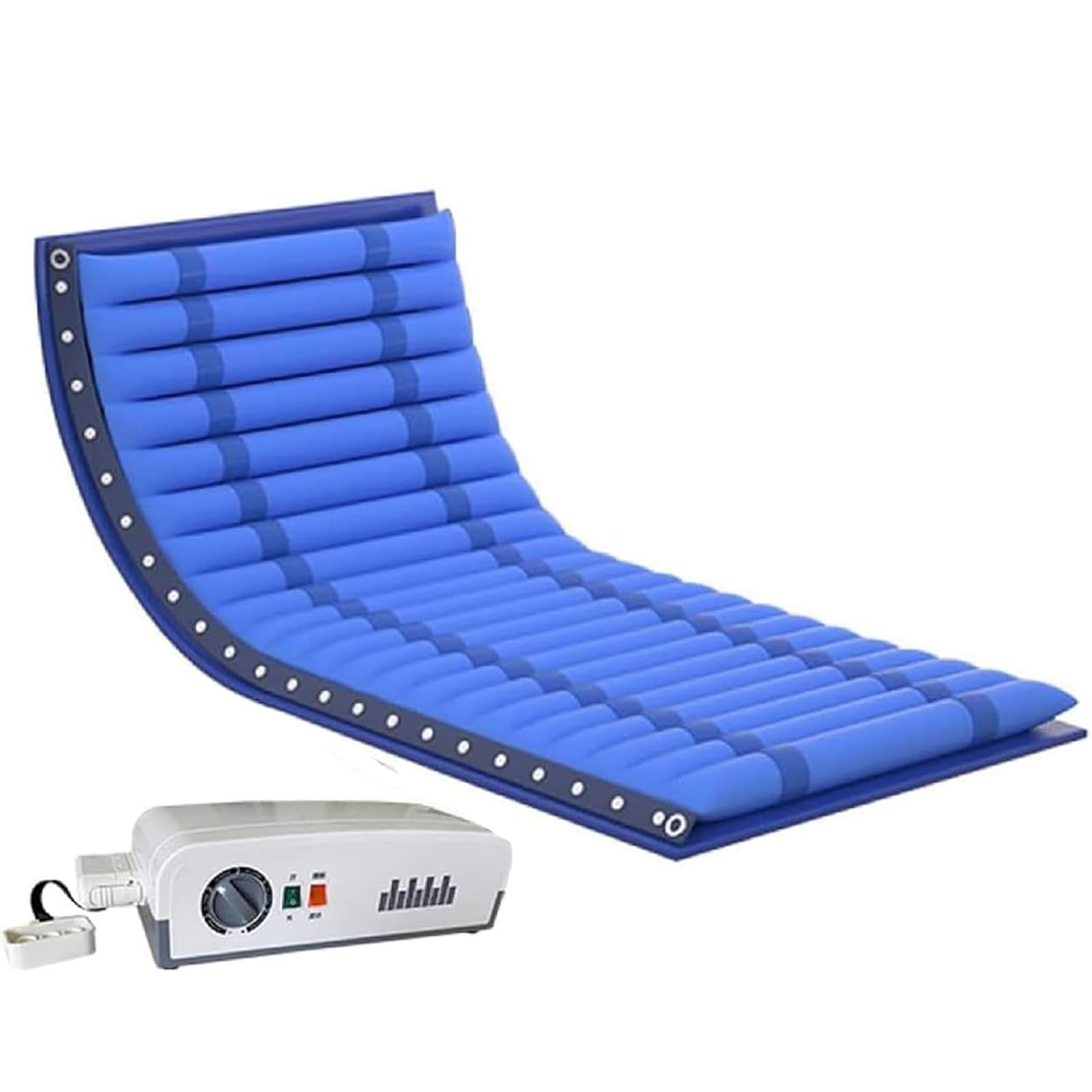 NGARY Materasso Ad Aria Antidecubito a Pressione Alternata per Anziani, con Massaggio Fluttuante E Funzione di Sonno, per La Prevenzione delle Ulcere E Il Trattamento delle Persone Costrette a Letto.