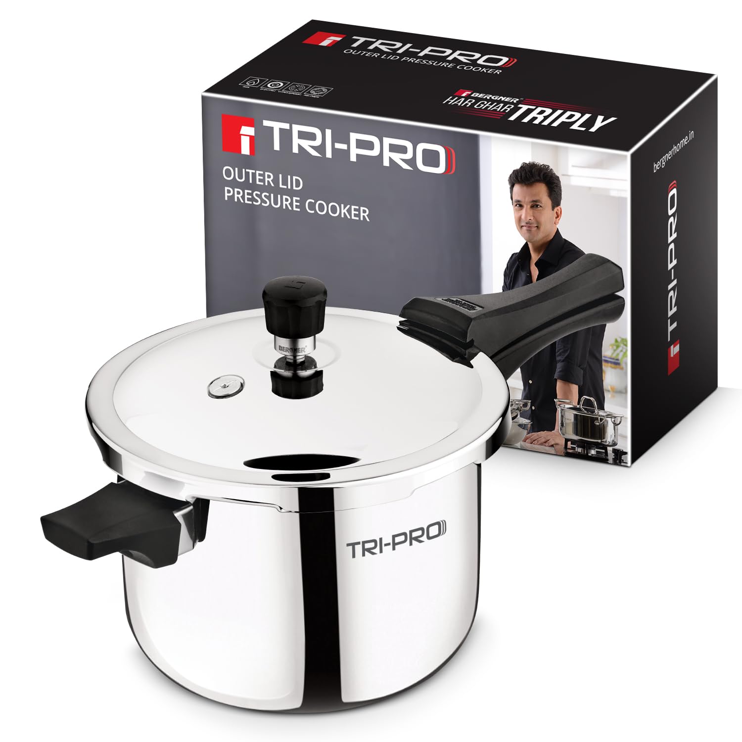 Bergner TriPro 5L Pressure Cooker - Image 1