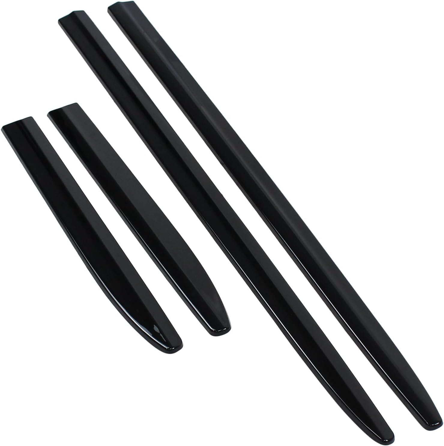 4Pcs Glossy Black Front and Rear Left Right Body Door Side Molding for Ford Explorer 2020-2025 not fits Base Version