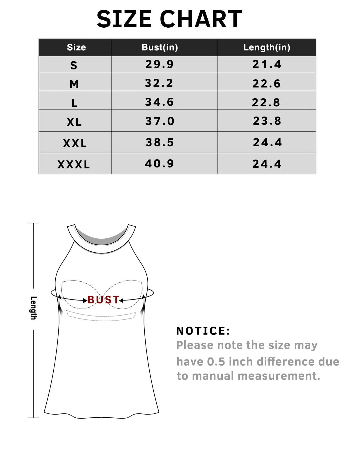 Orrpally Camiseta sin mangas para mujer, con brasier integrado, sin mangas, acolchada