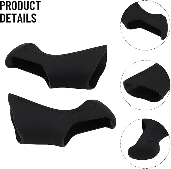 Brake Gear Shift Covers For Shimano-compatible For Ultegra For Di2 ST-6870, Road Bike Rubber Replacement Handlebar Hoods Black Y00S98060