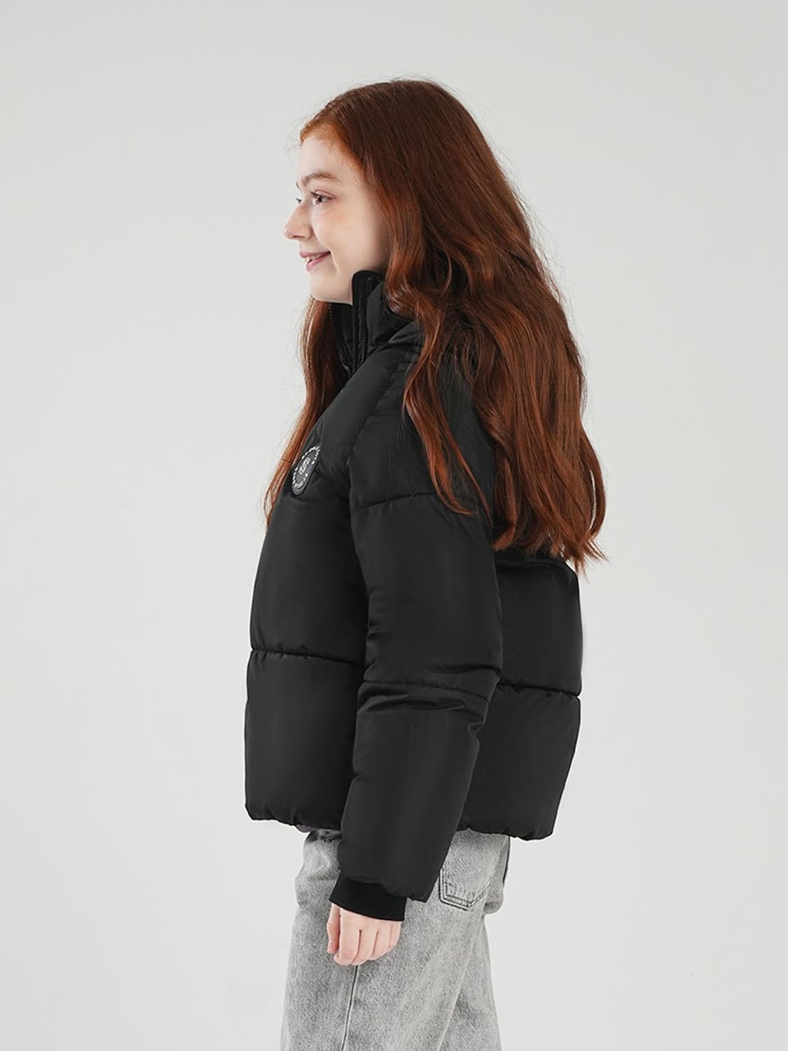 maoo garden Girls Puffer Winter Jacket Fleece Lining Heavyweight Water-Resistant Coat for Big Kids - Image 2