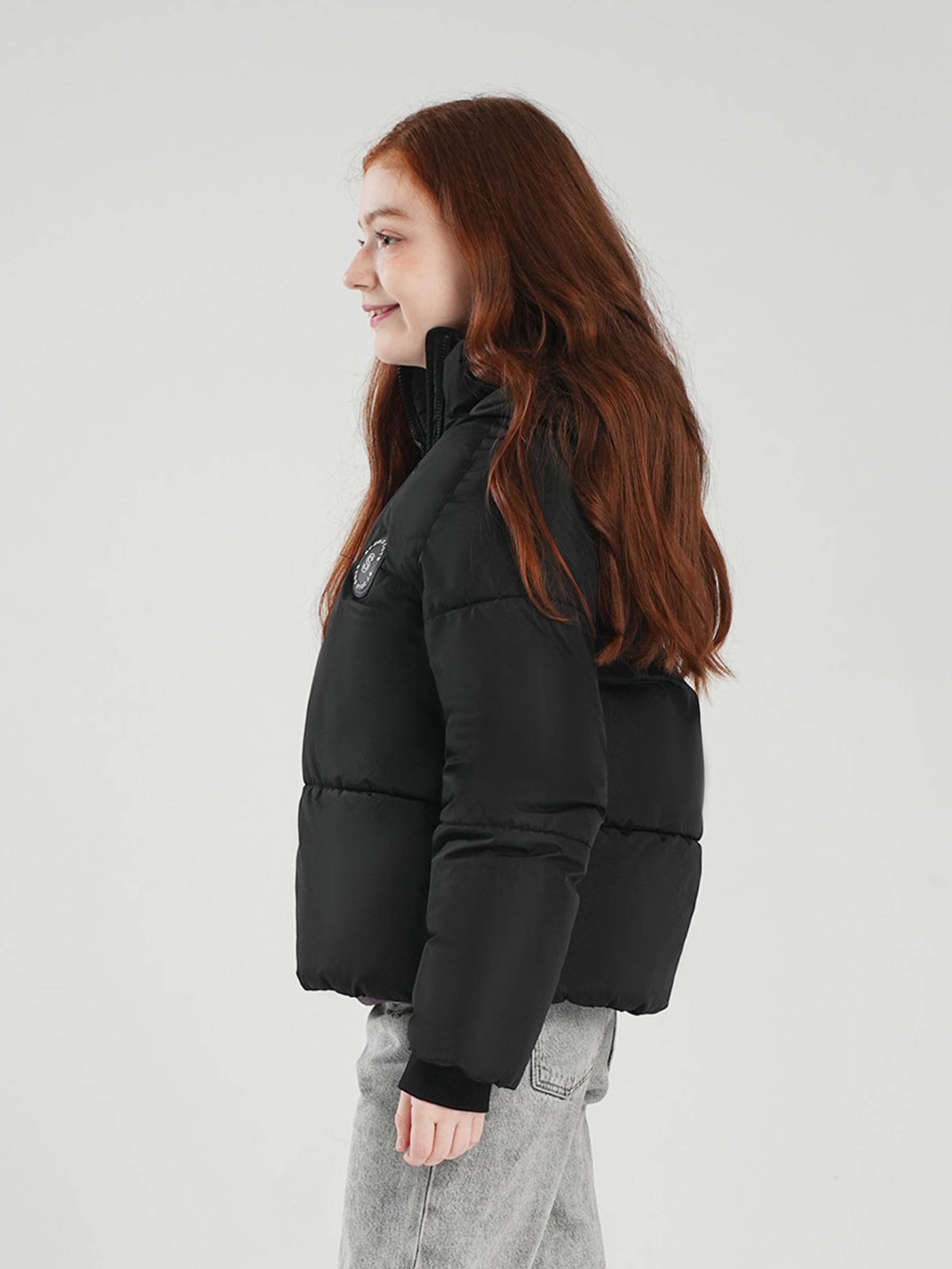 maoo garden Doudoune Hiver pour Filles avec Doublure Polaire Manteau Imperméable Lourd pour Grands Enfants