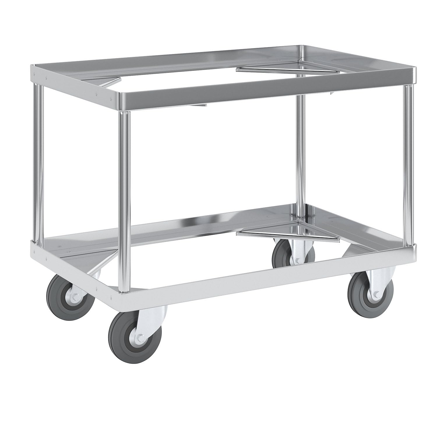 Certeo | Fahrgestell | Aluminium | alusilber | Ladehöhe 440 mm