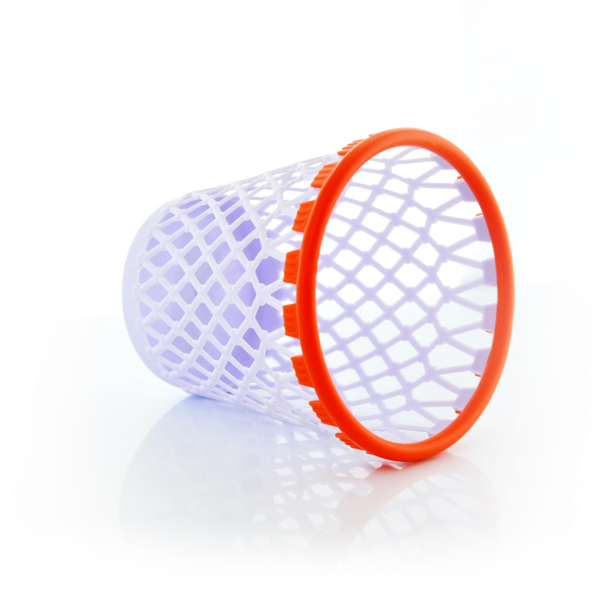 Poubelle Basket Lovers Lavable Résistante Recyclable Idéal pour Décorer Chambre avec Porte-crayons