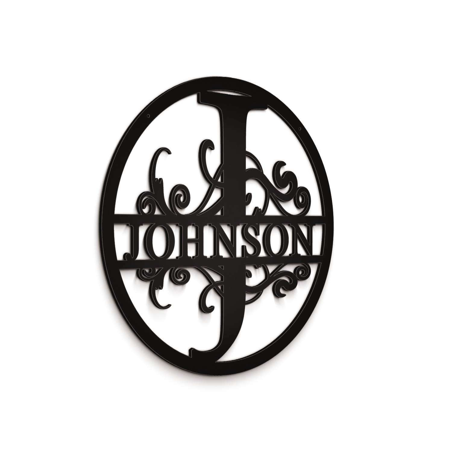 Buy JASS GRAPHIX Johnson 12" Circle Black Aluminum Composite