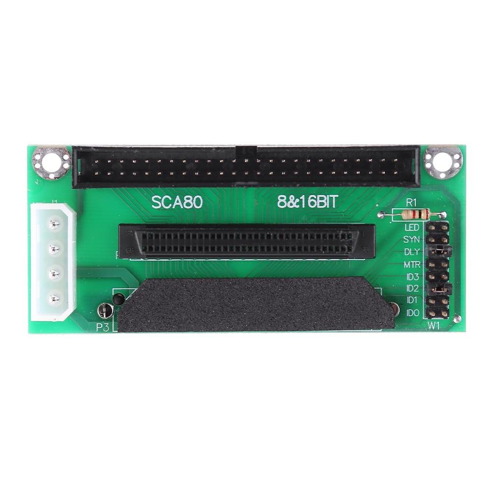 fengfeng SCSI SCA 80Pin a 68Pin a 50Pin IDE Hard Disk Adapter Converter scheda