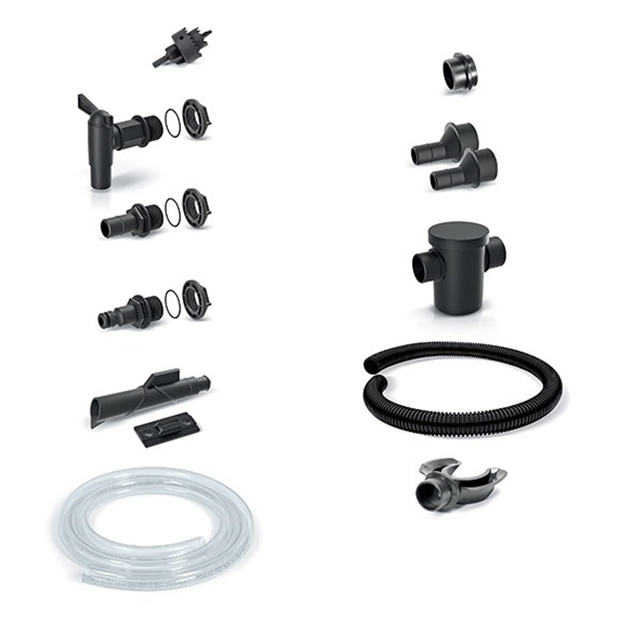 Zubehörset für Regenwassertanks/-fässer (5 Stück) ICANSET 7, Abmessungen (mm) 300x55x370