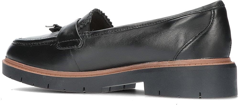 Clarks Westlynn BellaLoafer para Mujer, Piel Negra, 40 EU