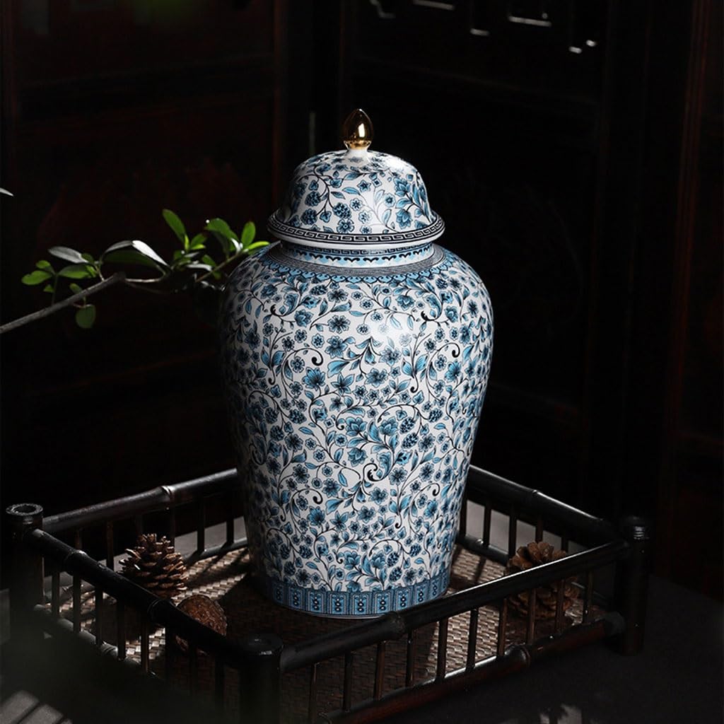 Puszka na herbatę ceramiczny słoik emalia puszka na herbatę zamknięty słoik dekoracja domu salonu zamknięta puszka na herbatę suszone owoce herbata słoik pojemnik na herbatę (A)