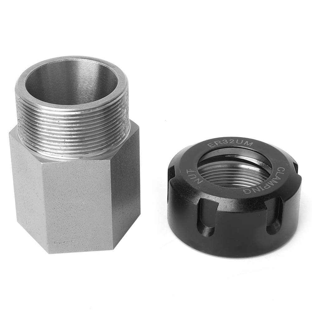 ER 32 Collet Block, CNC Milling Lathe Engraving Tool for Lathe Engraving Machine (CHICIRISbgan9cig8z-01)