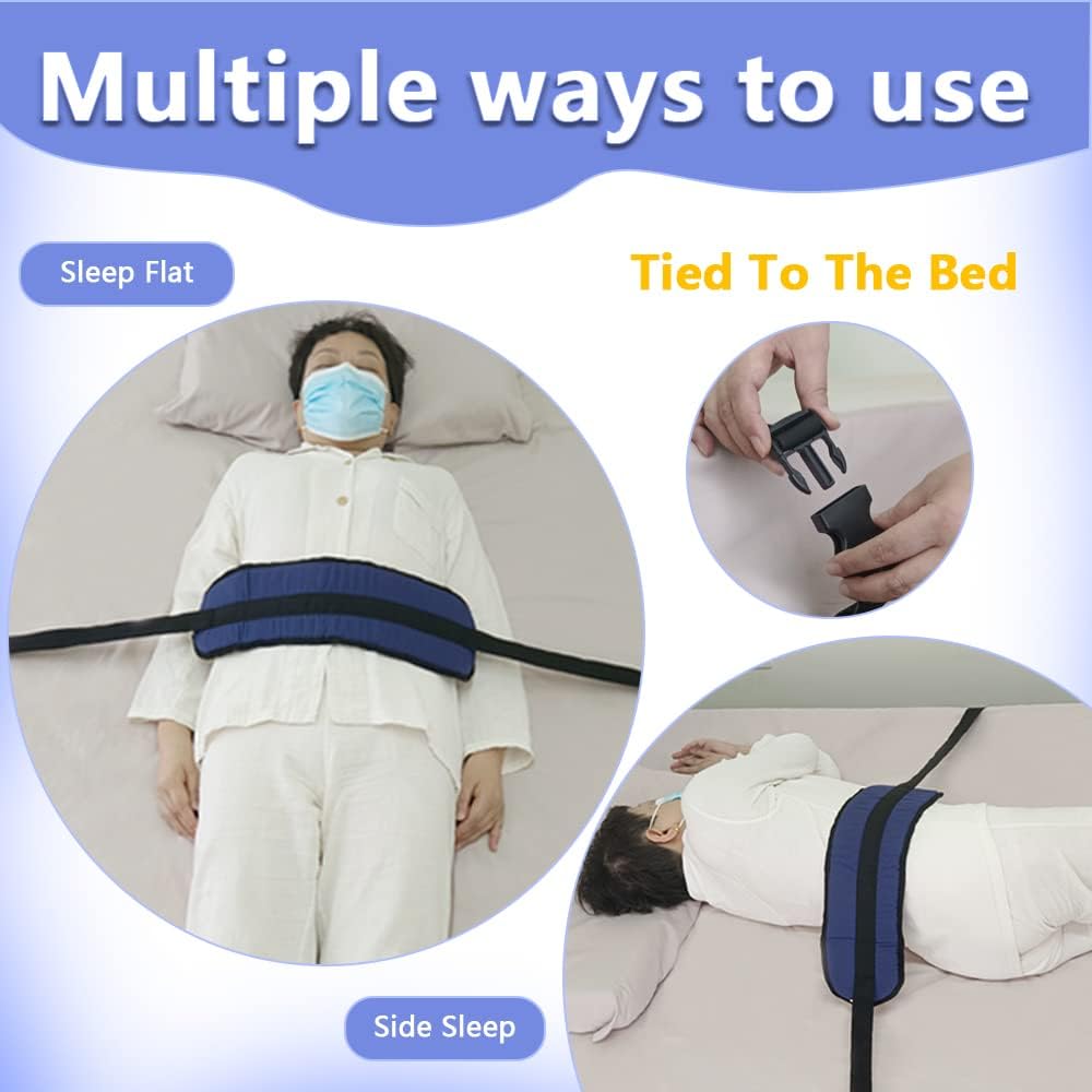Bed Restraints for Elderly Dementia Patients Medical Restraints Straps Seniors Wheelchair Seat Belt Hospital Harness Fall Prevention Ties Adjustable Waist Restraining Restless Syndrome, Psychopath
