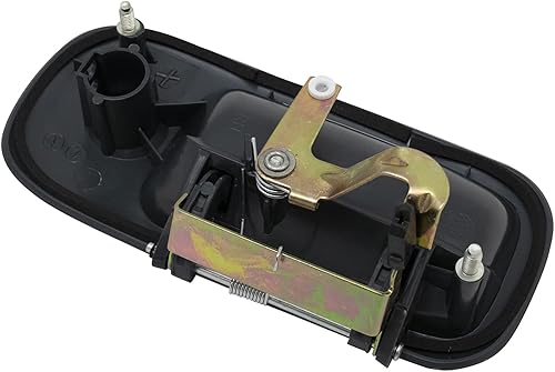 Miniatura 178 de TRQ Manija de la puerta exterior trasera izquierda del lado del conductor negra compatible con Honda Civic 2001-2005