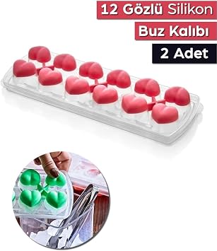 2 Adet 12 G zl  Kalpli Silikon Kalpli Buzluk Kal b  Kapakl