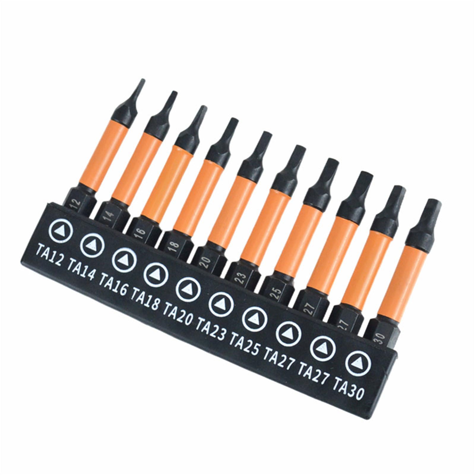 Nvoqilin 10Pieces Ergonomic Screwdriver Triangular Bit Nonslip Designs For Accurate Operate Suitable For Multiple Use Tool Ergonomic Screwdriver