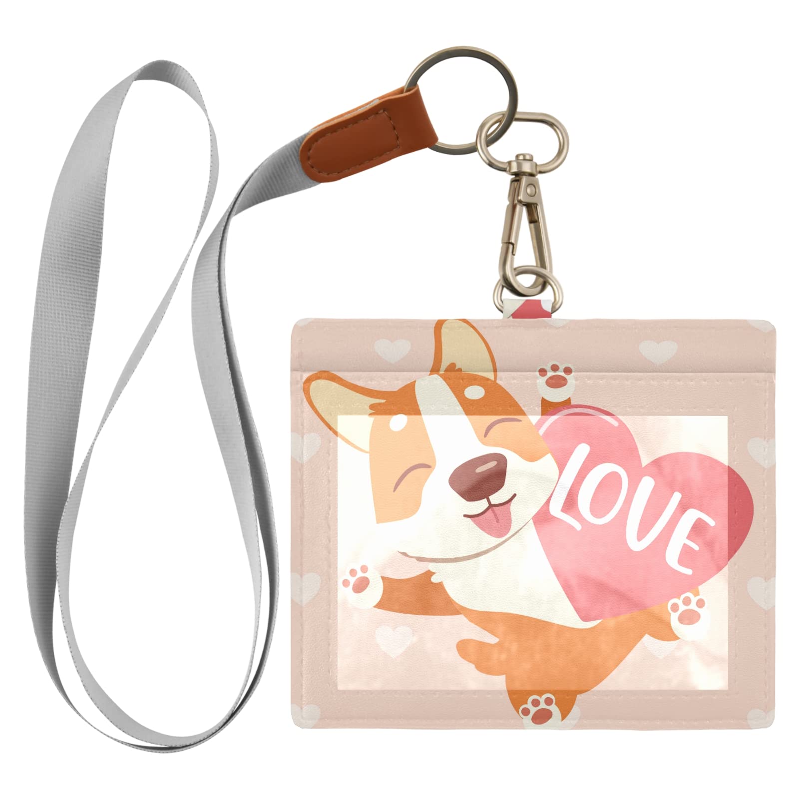 Corgi Love Heart Pink Vaccine Card Holder PU CDC Vaccination Card Protector  4X3 Inch Card Sleeve Cover Record Vaccine PU Card Holder with Lanyard for  Name Tag Badge Specialist ID : Amazon.ca:
