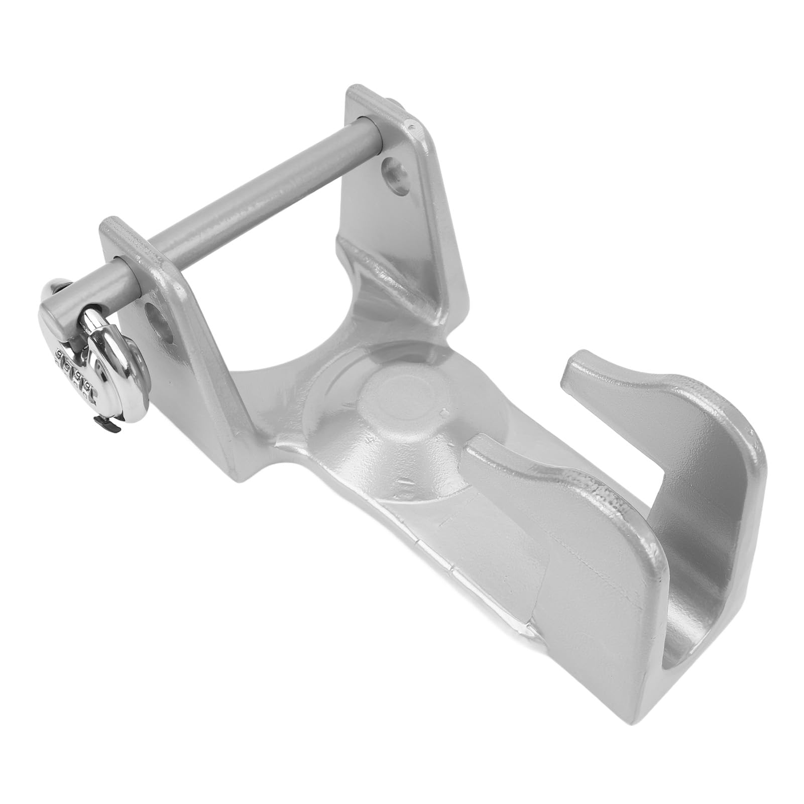 Gooseneck Anhänger Schloss Rostbeständig Verstellbar mit Zahlenschloss für 2 516 Zoll Kupplungen (Silber)