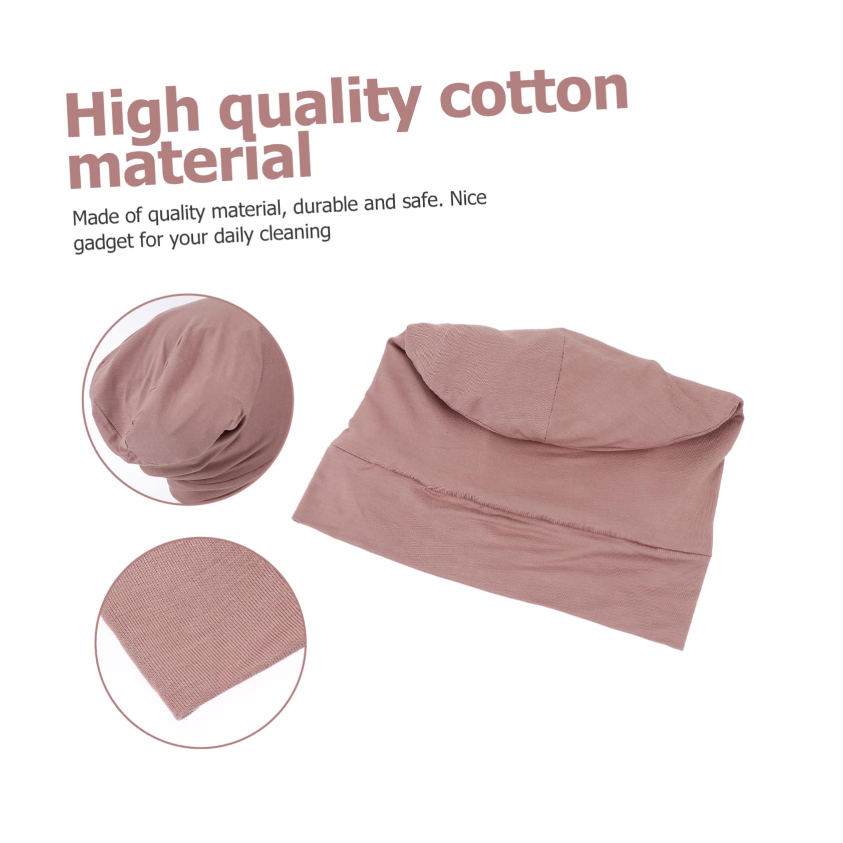 GALPADA gorro de dormir de doble capa - Gorro de algodón transpirable - de algodón cómodo sombreros de turbante pañuelos de para de dormir elástico dama