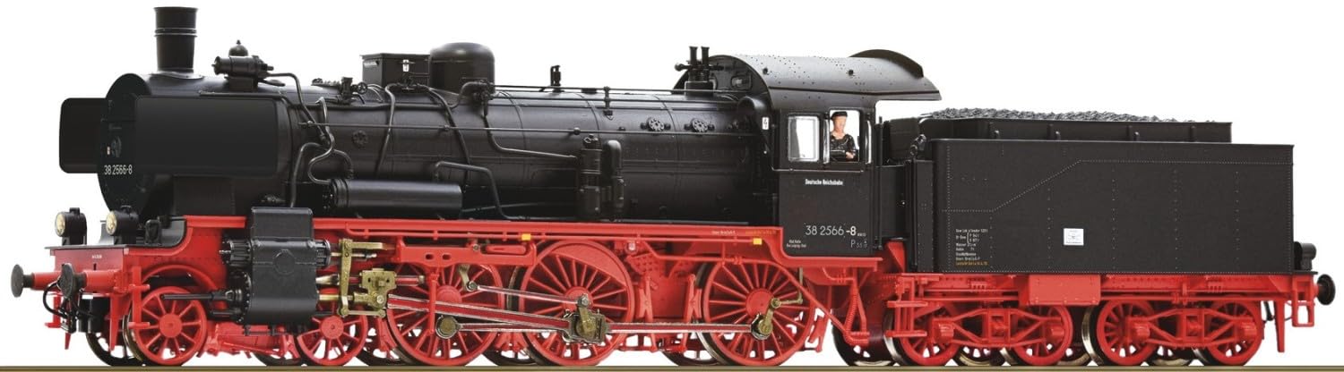 Locomotive à vapeur BR 38 DR animant vos maquettes historiques HO époque IV 7100045