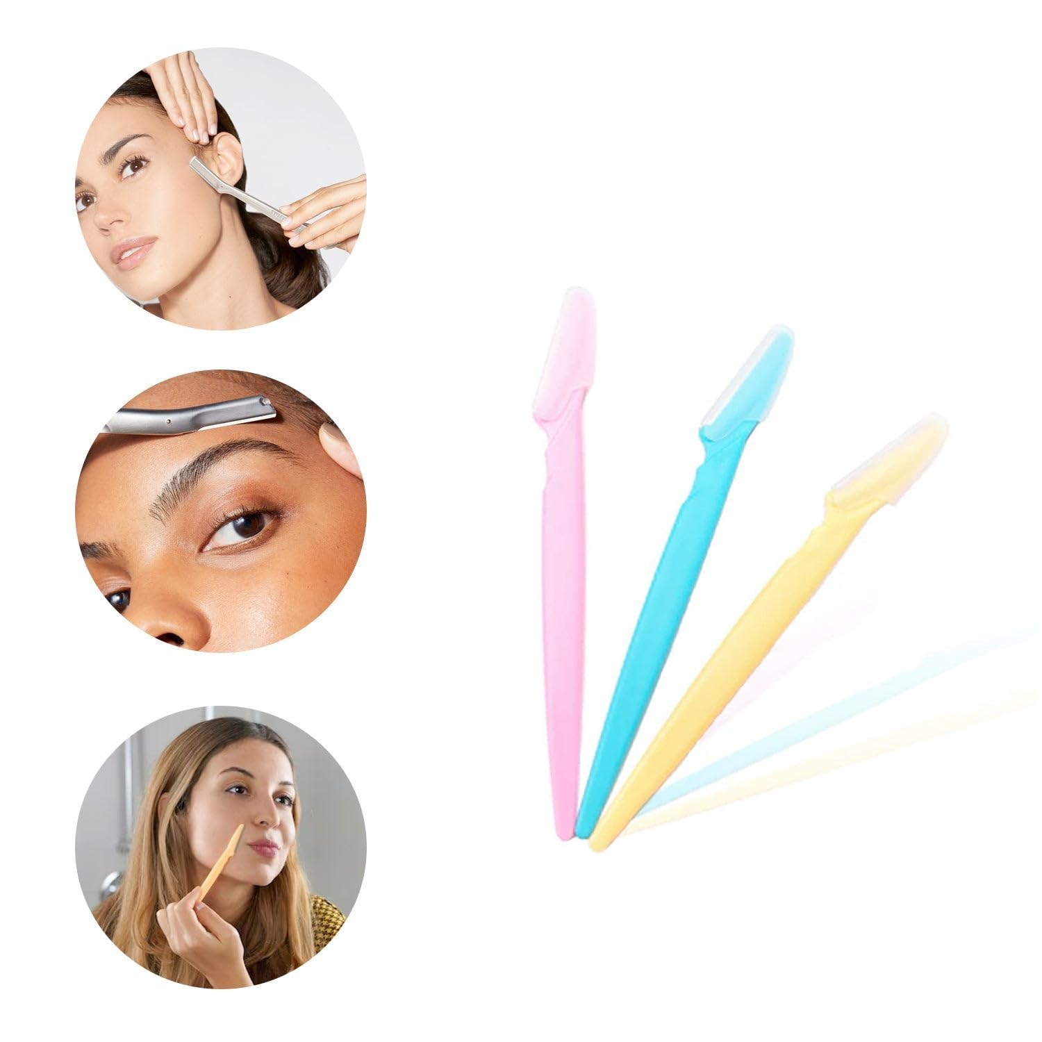 Wowli Personal Care Eyebrow Shapers Razors Shavers Shaving Grooming Trimmers 3 pcs 2